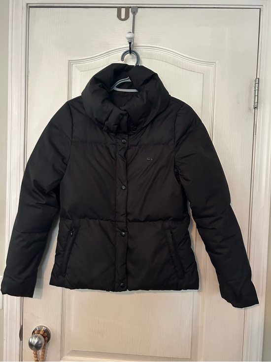 Lacoste Jackets & Blazers - 🎉 Host Pick 🎉 Lacoste Black Puffer Jacket with High Collar